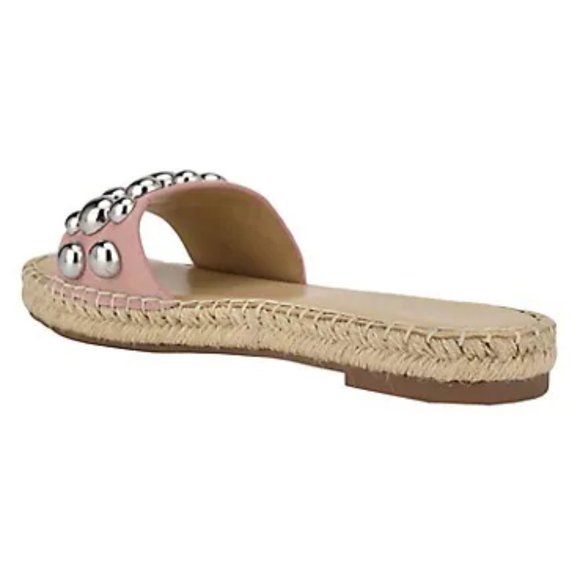 NWT Nine West Blast Embellished Suede Espadrille Sandals - Picture 3 of 6